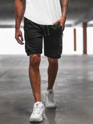 Pantalón corto de hombre negras OZONEE O/WW20015/1