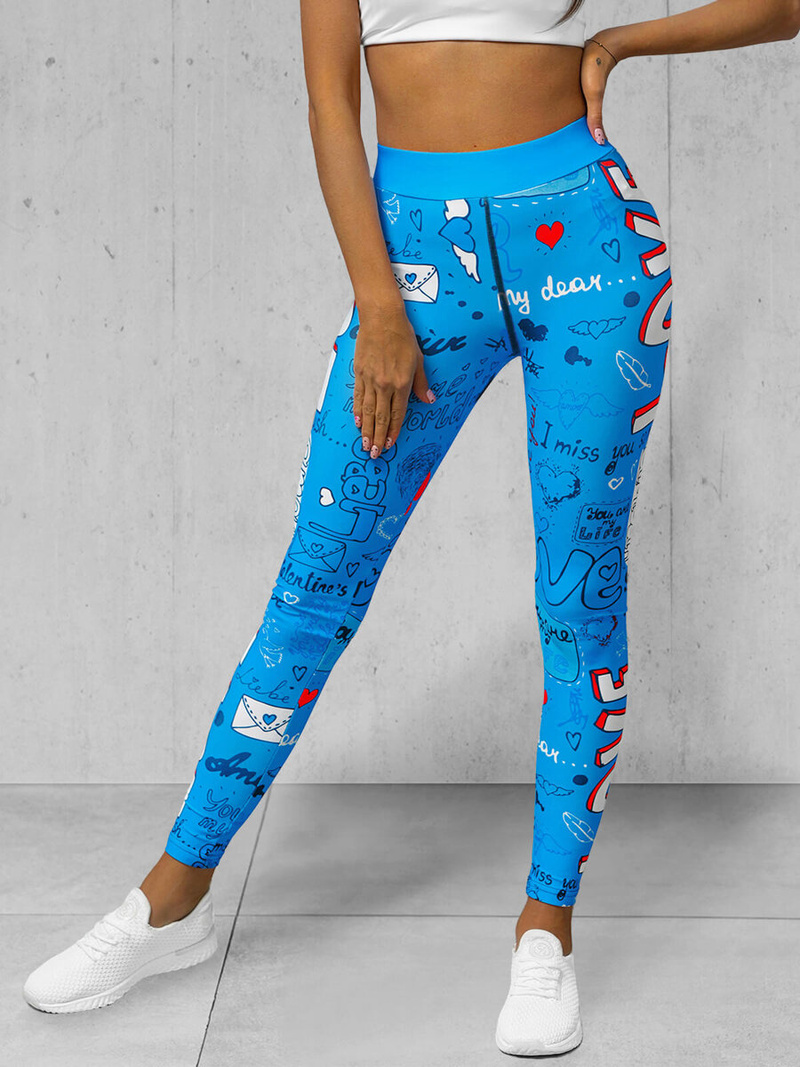 Leggings para mujer azul OZONEE O/20755Z