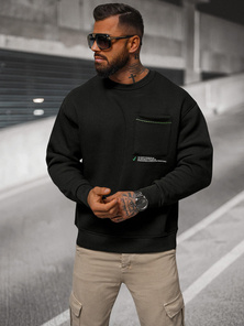 Sudadera de negra OZONEE O/SWE23022