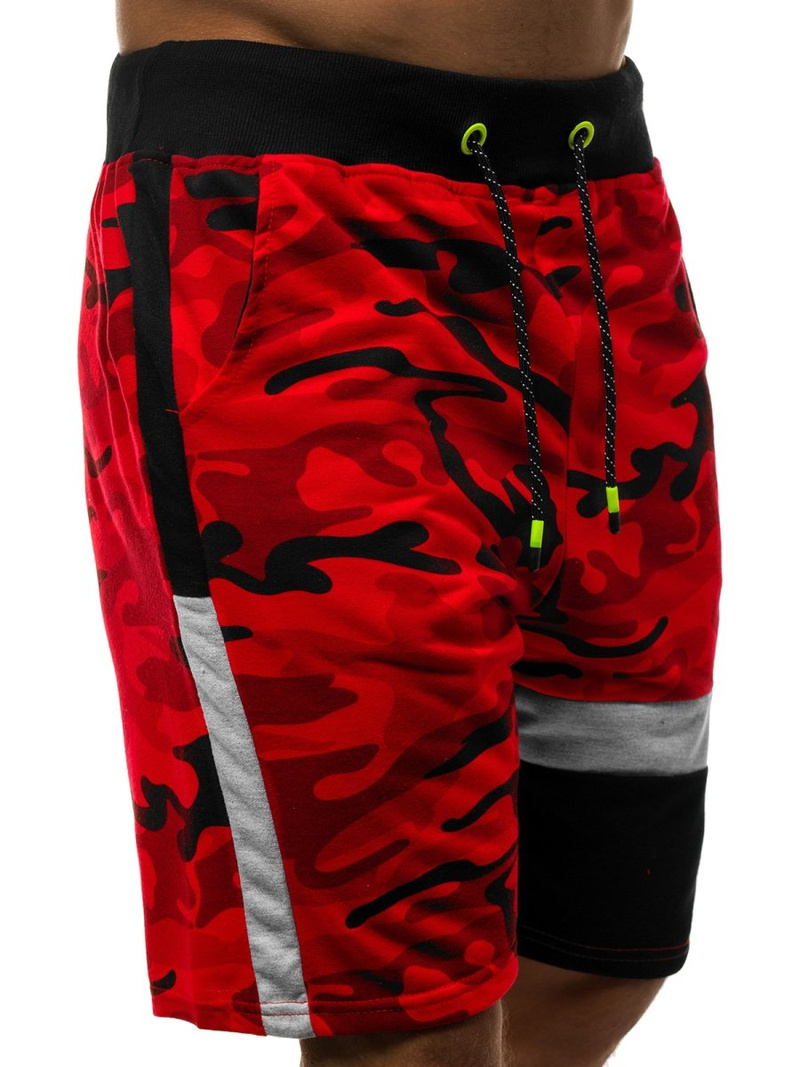 Pantalón corto de hombre rojo JS/KK300160