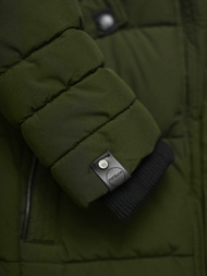 Chaqueta de mujer caqui OZONEE O/W377Z