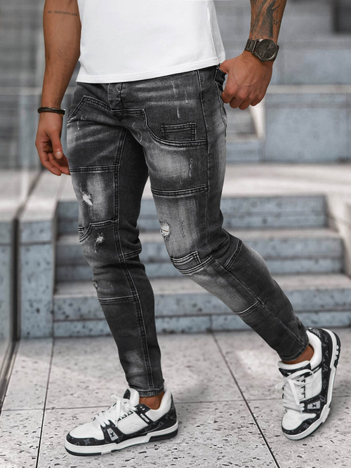 Vaquero de hombre negras OZONEE NB/MP0155N