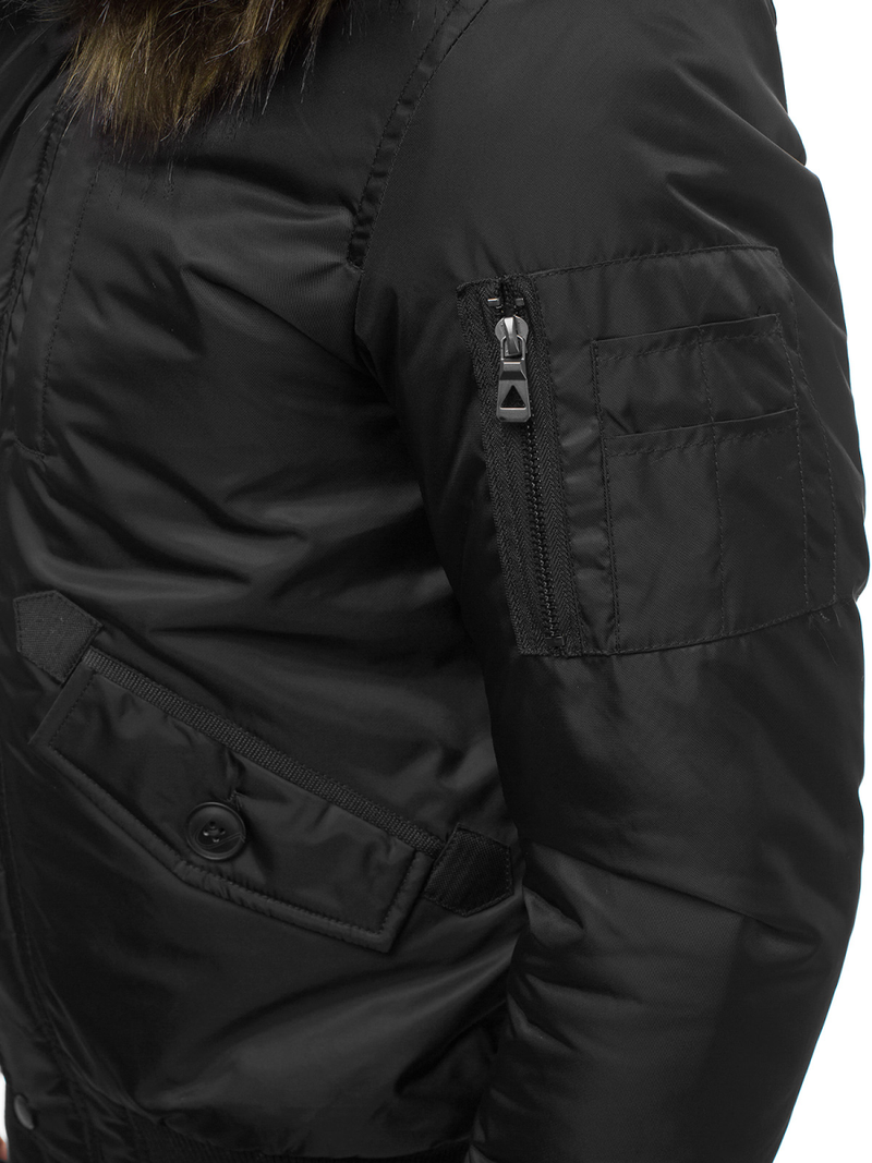 Chaqueta de hombre negra OZONEE O/99123