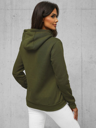 Sudadera de mujer caqui OZONEE JS/W03Z