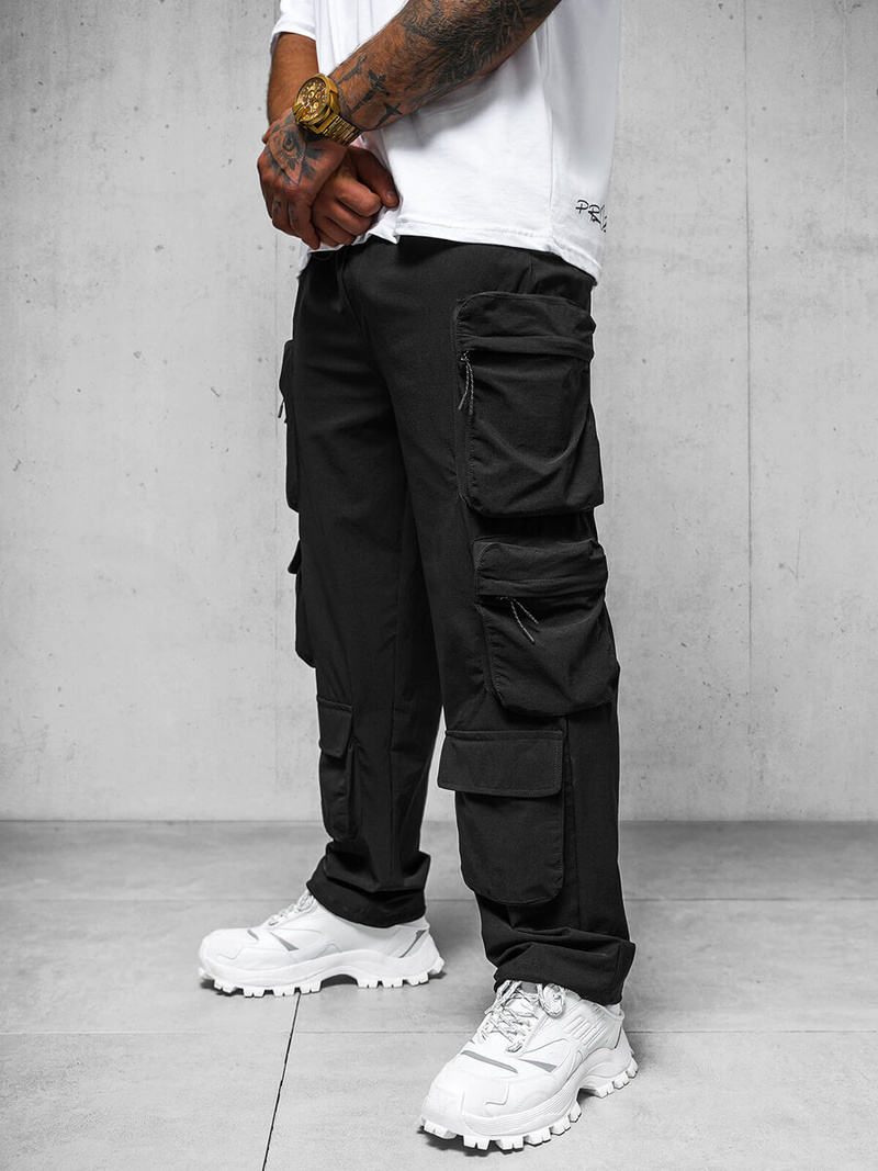Pantalón de hombre negros OZONEE O/PS5528