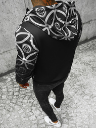 Sudadera de hombre negra OZONEE JS/B8122