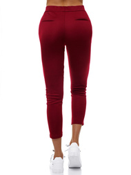 Leggings para mujer burdeos OZONEE JS/1026/C13