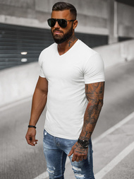 Camiseta de hombre blanco OZONEE NB/MT3099