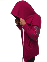 Sudadera de hombre burdeos OZONEE A/11110Z