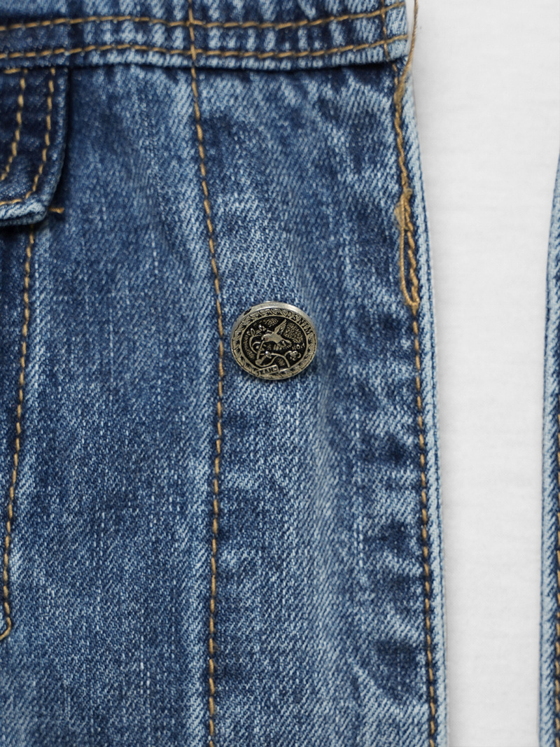 Chaqueta vaquera de hombre azul OZONEE NB/MJ505B