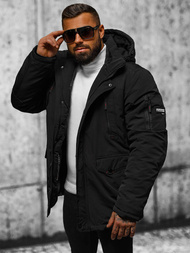 Chaqueta de hombre negra OZONEE JS/5M718/392