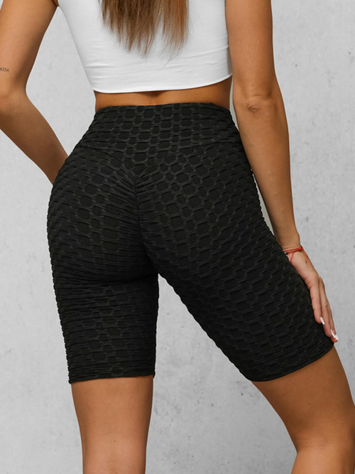 Leggins mujer cortos negros OZONEE JS/17K593/3