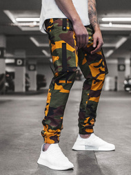 Pantalón jogger de hombre amarillo-caqui OZONEE O/11102