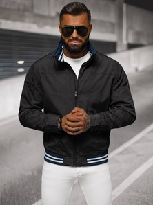 Chaqueta de hombre negra OZONEE JS/5M3101/392Z
