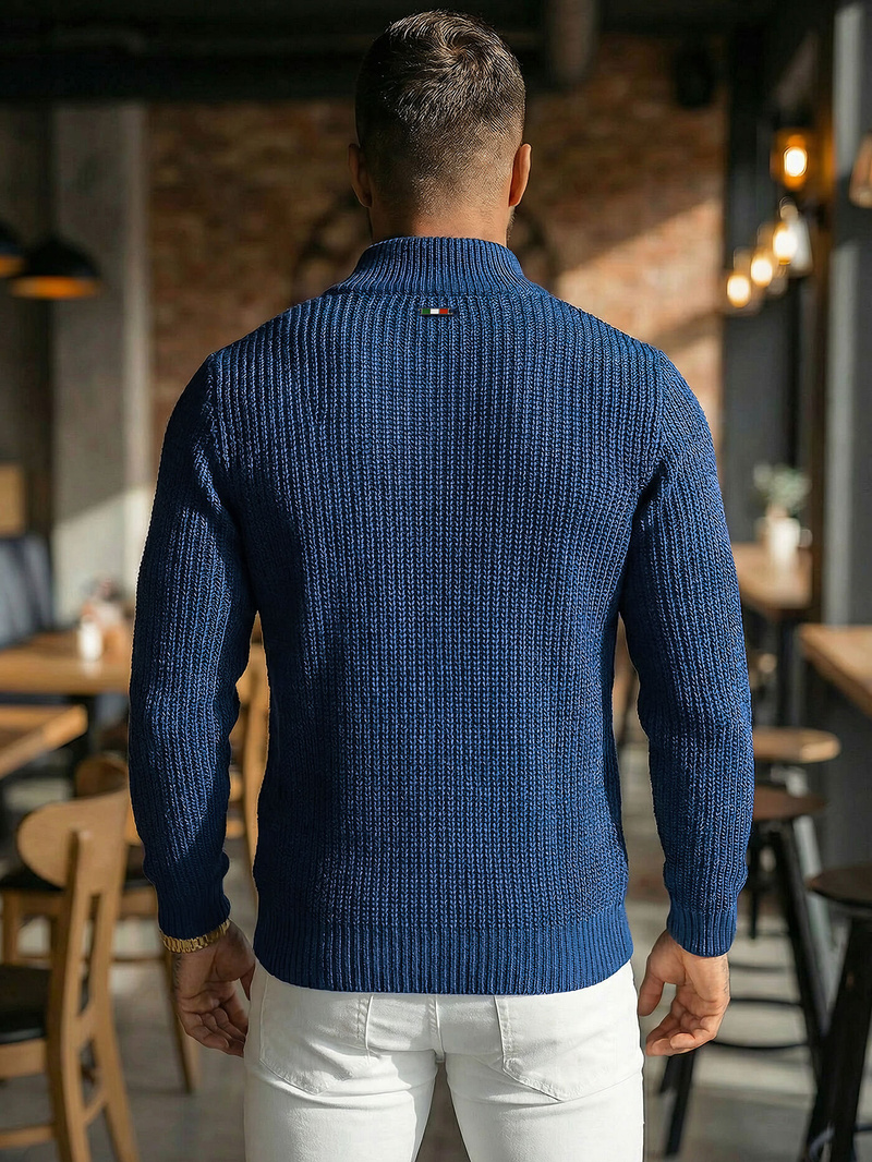 Jersey de hombre azul marino OZONEE NB/MM6020/6Z