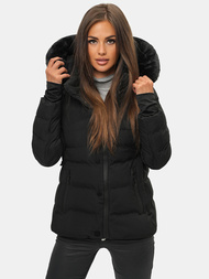 Chaqueta de mujer en negra OZONEE JS/M770/392