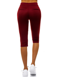 Leggings para mujer burdeos OZONEE JS/1027/A13