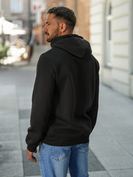 Sudadera de hombre negra OZONEE JS/8B1756/3