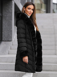 Chaqueta de mujer negra OZONEE JS/5M3156/392