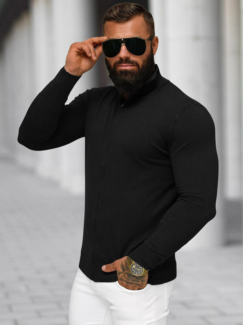 Jersey de hombre negro OZONEE NB/MM6004/4Z