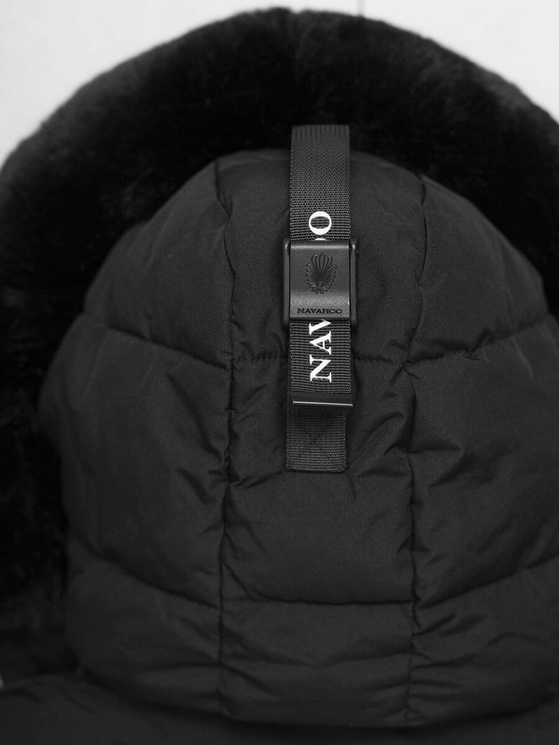 Chaqueta de mujer negra OZONEE O/W377