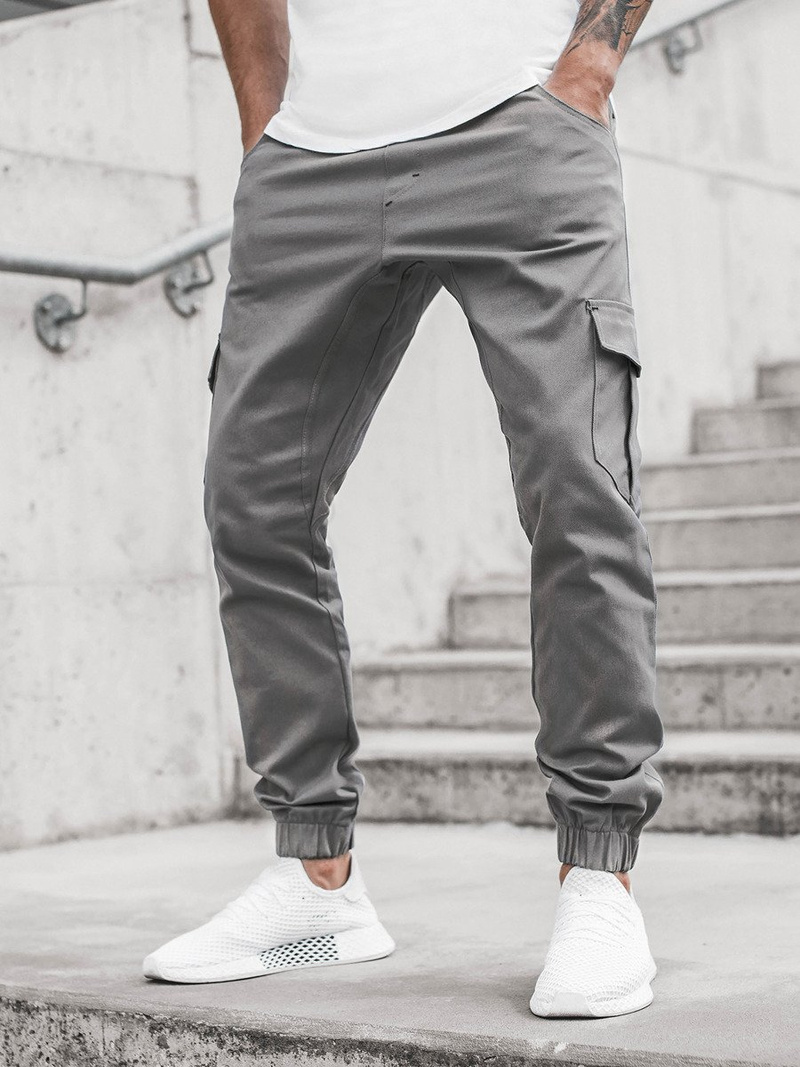 Pantalón jogger de hombre gris OZONEE A/404