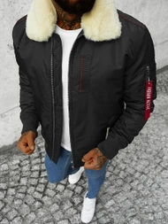 Chaqueta de hombre negra OZONEE O/X1026KZ