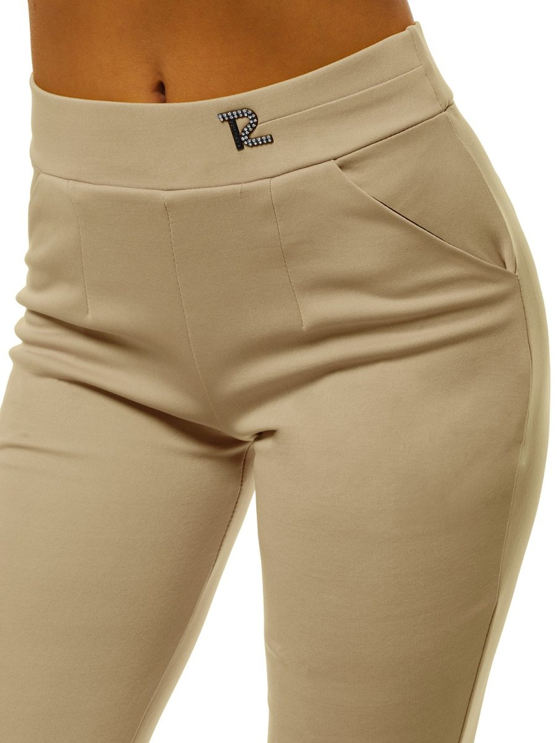 Leggings para mujer beige OZONEE JS/1027/A8