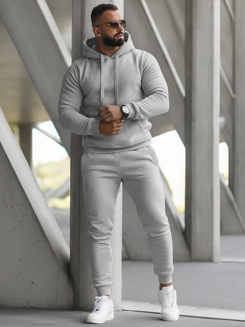 Chándal de hombre gris OZONEE JS/68C10381/2Z