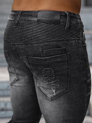 Vaqueros de hombre negras OZONEE NB/MP0070N