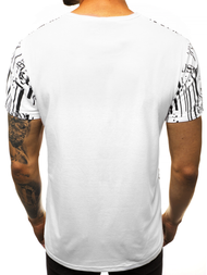 Camiseta de hombre blanco OZONEE JS/KS1993