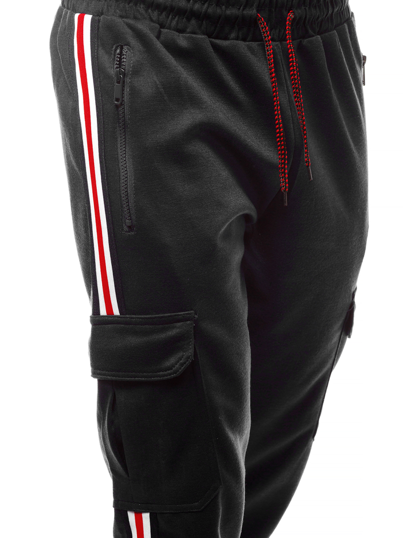 Pantalón de chándal de hombre negras OZONEE JS/JZ11009