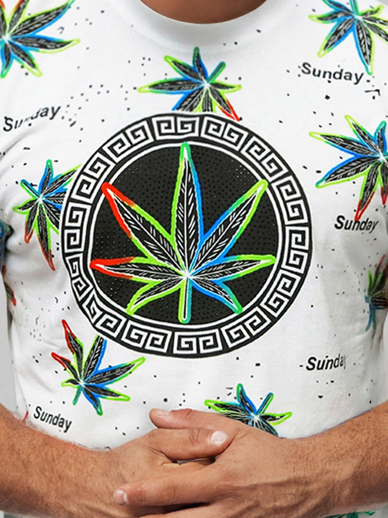 Camiseta de hombre blanca OZONEE O/T136/1Z