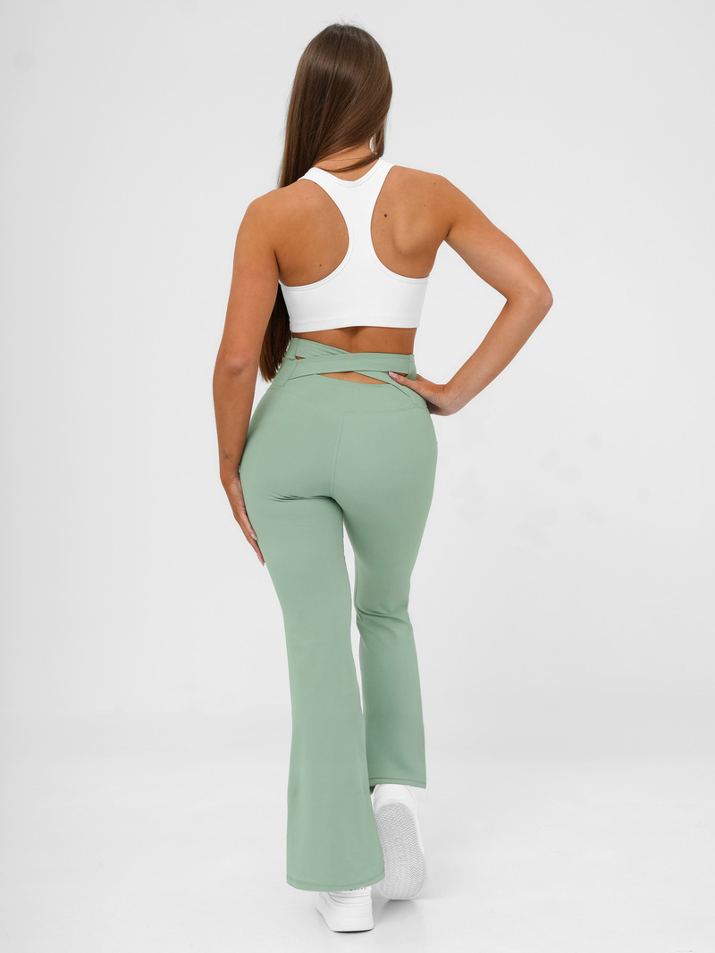 Leggings para mujer con piernas anchas menta OZONEE JS/17K587/127