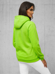 Sudadera de mujer neón verde OZONEE JS/W02Z