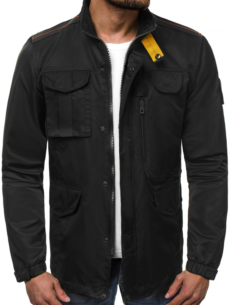 Chaqueta de hombre negr OZONEE O/99237