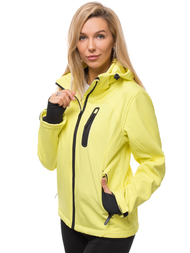 Chaqueta de mujer amarilla OZONEE N/4849