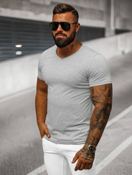 Camiseta de hombre gris OZONEE JS/712007Z