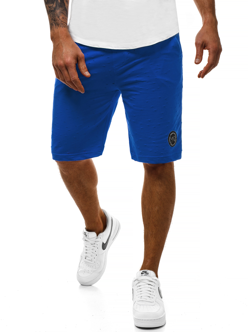 Pantalón corto de hombre azul OZONEE MAD/2923