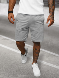 Pantalón corto de hombre gris OZONEE JS/8K100/2Z