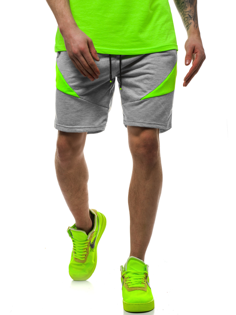 Pantalón corto de hombre gris JS/KS2507