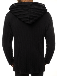 Sudadera de hombre negra OZONEE MACH/2138