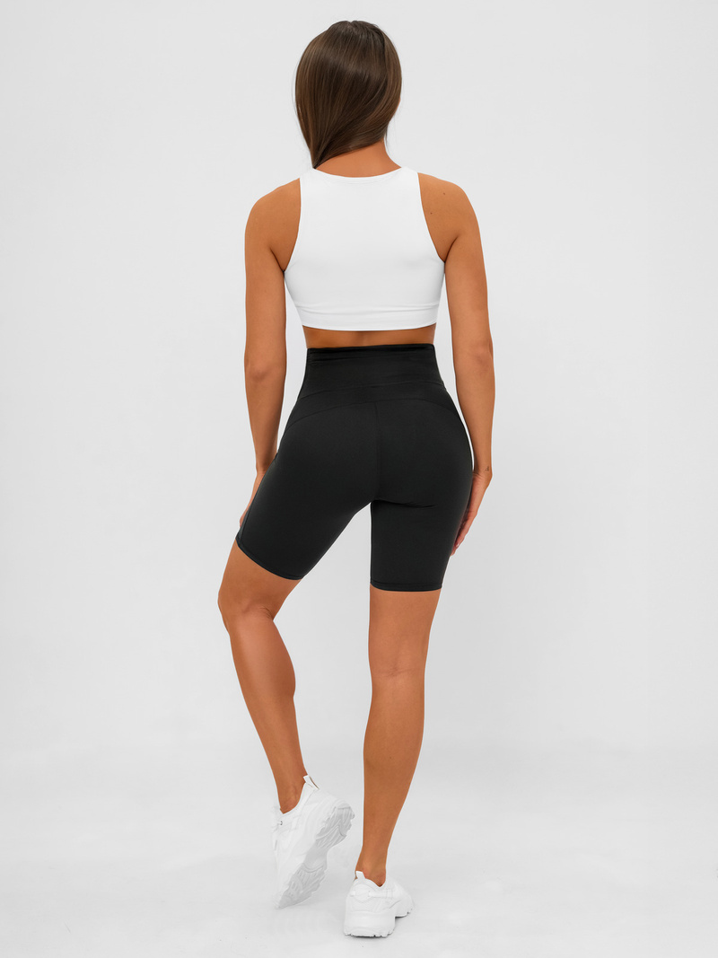 Leggins mujer cortos negros OZONEE JS/17K583/3