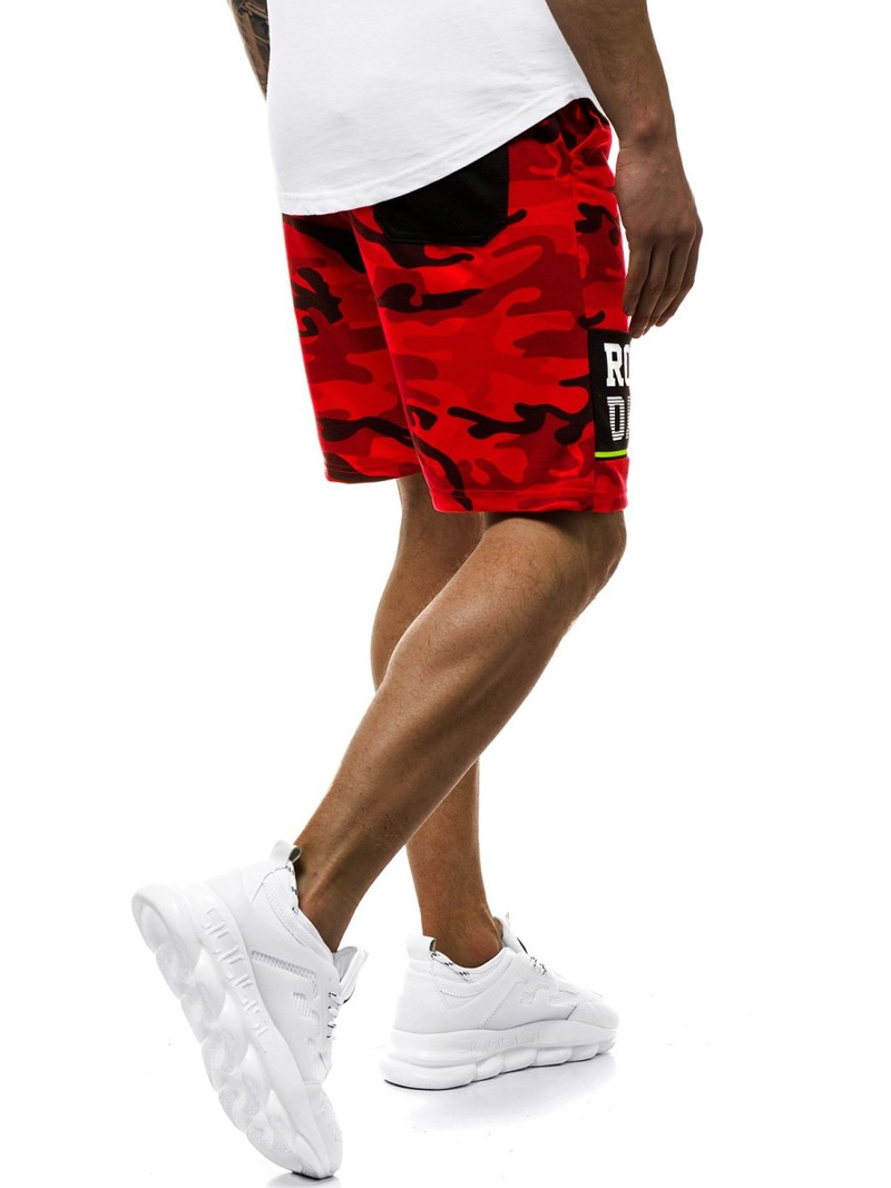 Pantalón corto de hombre rojo JS/KK300161