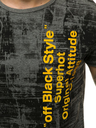 Camiseta de hombre grafita OZONEE JS/SS10920