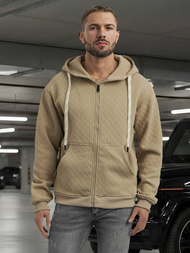 Sudadera de hombre beige OZONEE O/G3066