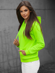 Sudadera de mujer neón verde OZONEE JS/W03Z