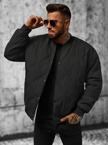 Chaqueta de hombre negra OZONEE JS/84M3020/392