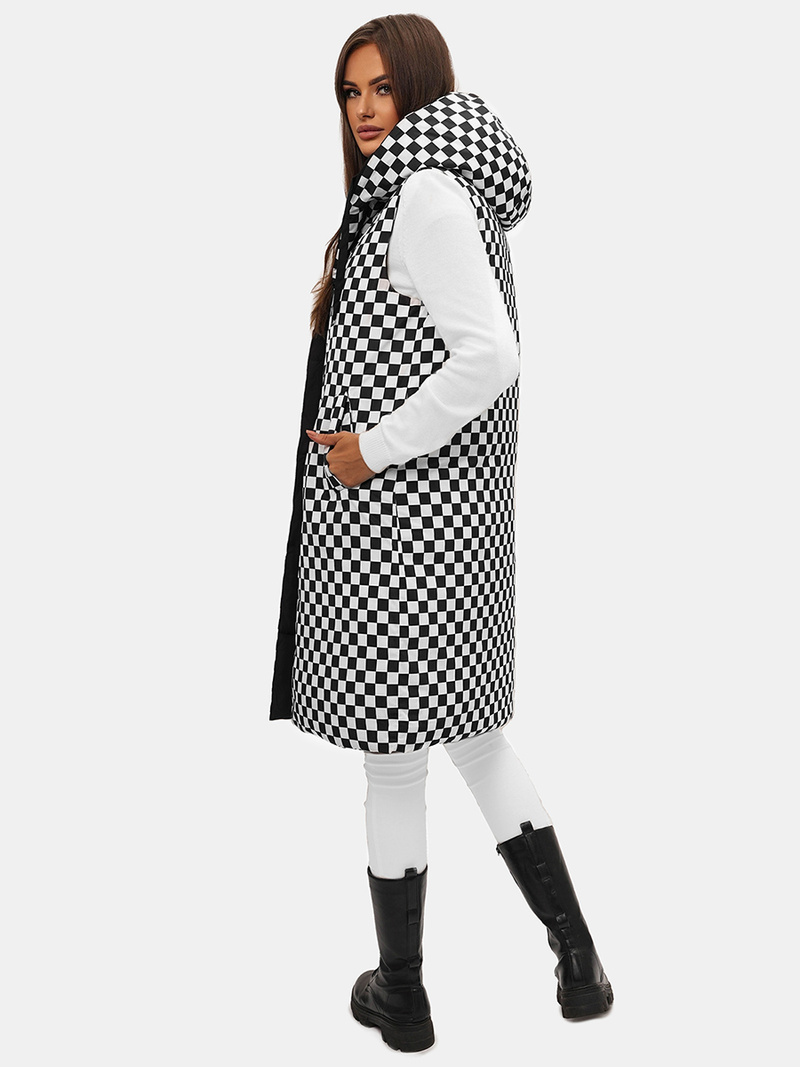 Chaleco de mujer negro OZONEE O/DK114/1