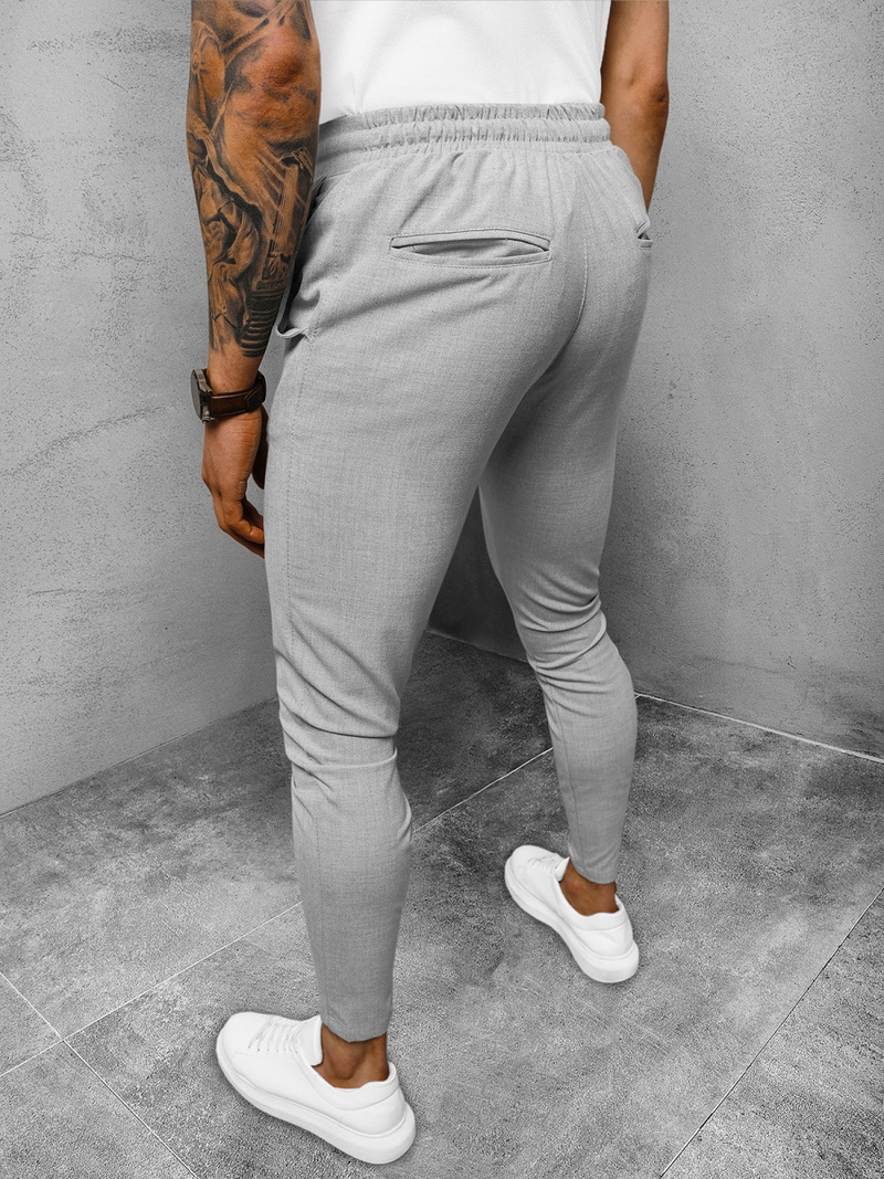 Pantalón chino de hombre gris OZONEE DJ/2298/22